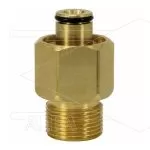 Adapter K-Lock-6 - messing - M22x1,5 bu x TR22 bi - Kärcher oud naar nieuw