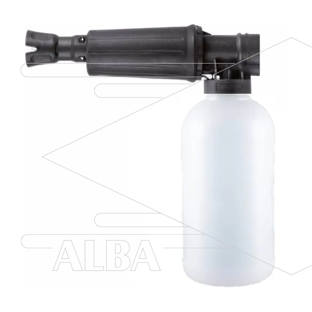 ST73 (ST73.1) - schuimlans - zwart met flacon 1 Ltr – nozzle 1,50mm – tot 300 Bar – tot 15 l/min - 1/4"bi - Afbeelding 1