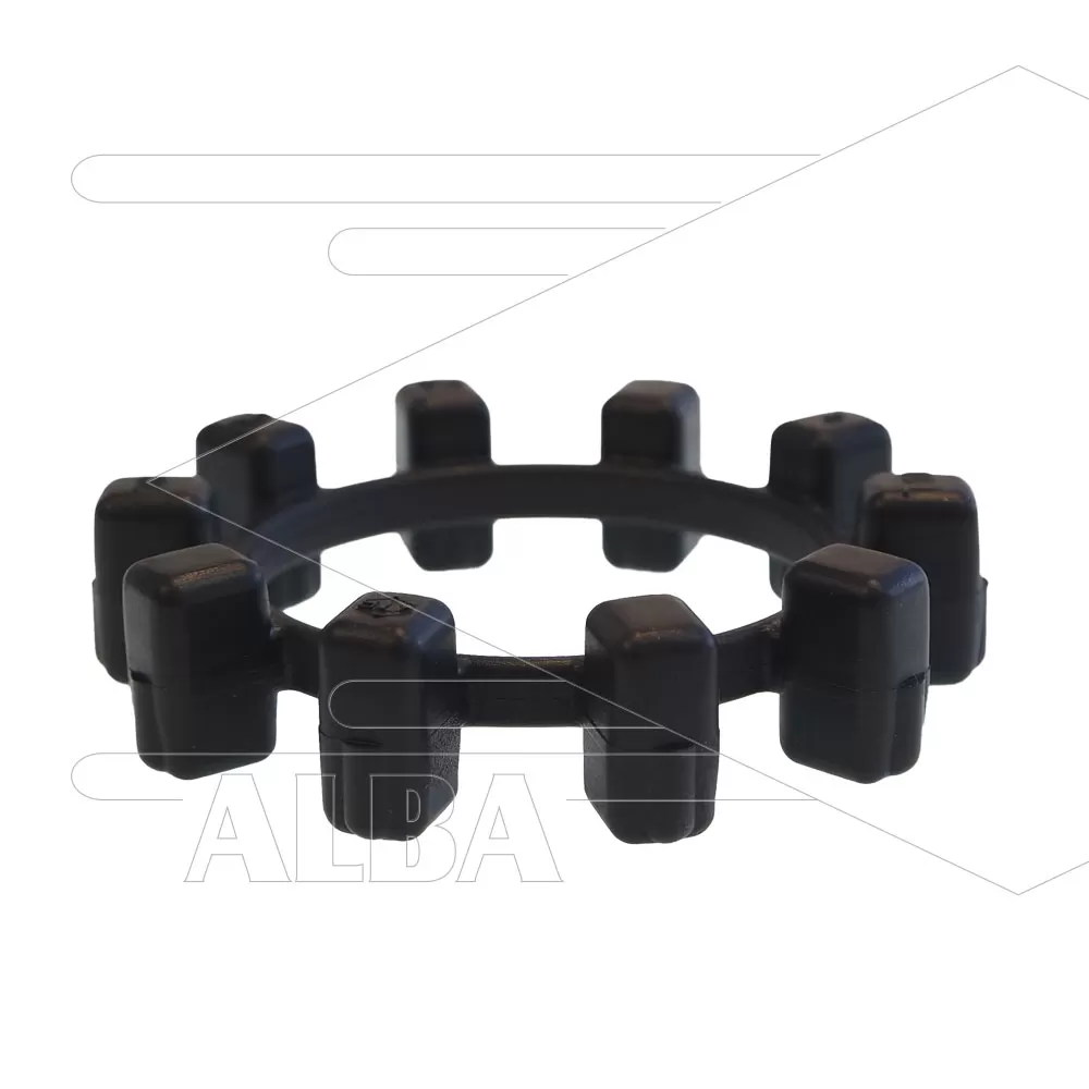 Rubber voor flexibele koppeling voor E-motoren - IEC 132 - Afbeelding 1
