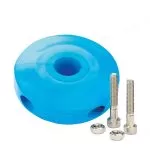 Slangstop universeel Ø10 tot 34mm - Blauw