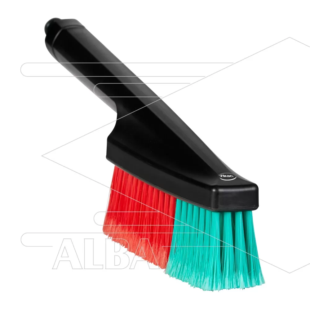 Vikan - Autowasborstel - watergevoed - 360 mm - Zacht/split - Zwart - Afbeelding 1