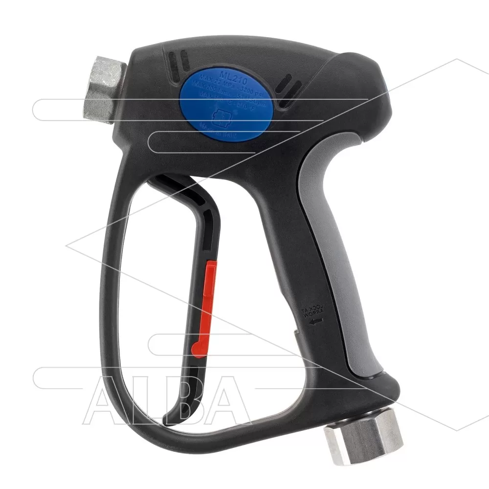 ML210 - Hogedrukpistool met swivel - rvs - 200 bar - 200 L - 3/4 bi x1/2" bi - Afbeelding 1