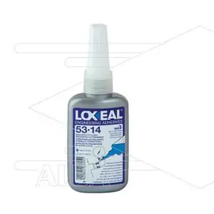 Loxeal 53.14 - bruin - flacon 50 ml - Schroefdraadafdichting