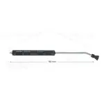 Lans L35 - L=760mm - gebogen - staal verzinkt - open isolatie - 350 Bar - max 150°C - 1/4" bu met nozzlesok en beschermkap