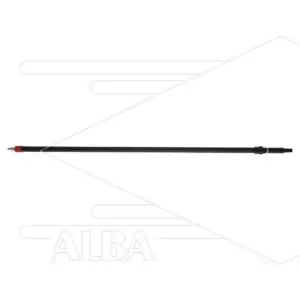 Vikan - Aluminium telescopische steel, met slangtule, waterdoorlatend (Q)), 1600 - 2780 mm, Ø32 mm, Zwart