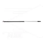 Vikan - Aluminium steel, met snelkoppeling, waterdoorlatend (Q), Ø31 mm, 1575 mm, Zwart