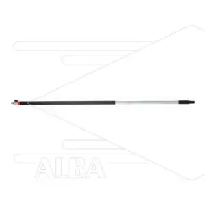 Vikan - Aluminium steel, met snelkoppeling, waterdoorlatend (Q), Ø31 mm, 1575 mm, Zwart