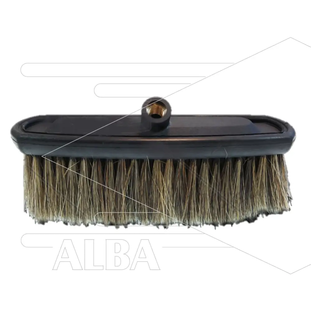 Wasborstel - natuurhaar - met kunststof houder - haarlengte: 92mm - 1/4" bi - Afbeelding 1