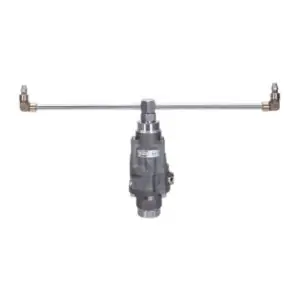 A80RF2 - voor- en zijreiniger - RVS303 - 30 tot 140 Bar - 40 tot 50 l/min - 5,0 mm injectors - exclusief nozzles - nozzle type: 2 x 1/4" Npt - inlaat 3/4" bi - min. invoerdoorlaat Ø800mm