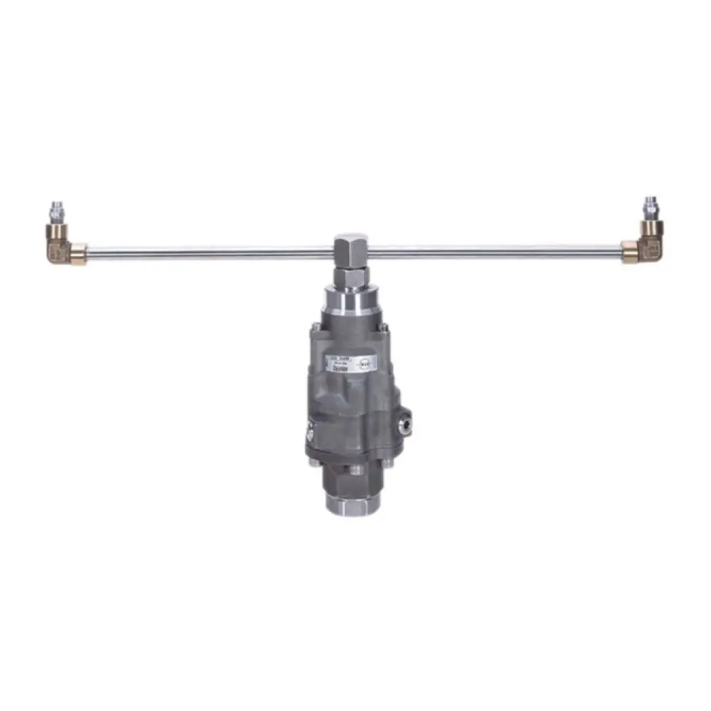 A80RF2 - voor- en zijreiniger - RVS303 - 30 tot 140 Bar - 40 tot 50 l/min - 5,0 mm injectors - exclusief nozzles - nozzle type: 2 x 1/4" Npt - inlaat 3/4" bi - min. invoerdoorlaat Ø800mm - Afbeelding 1