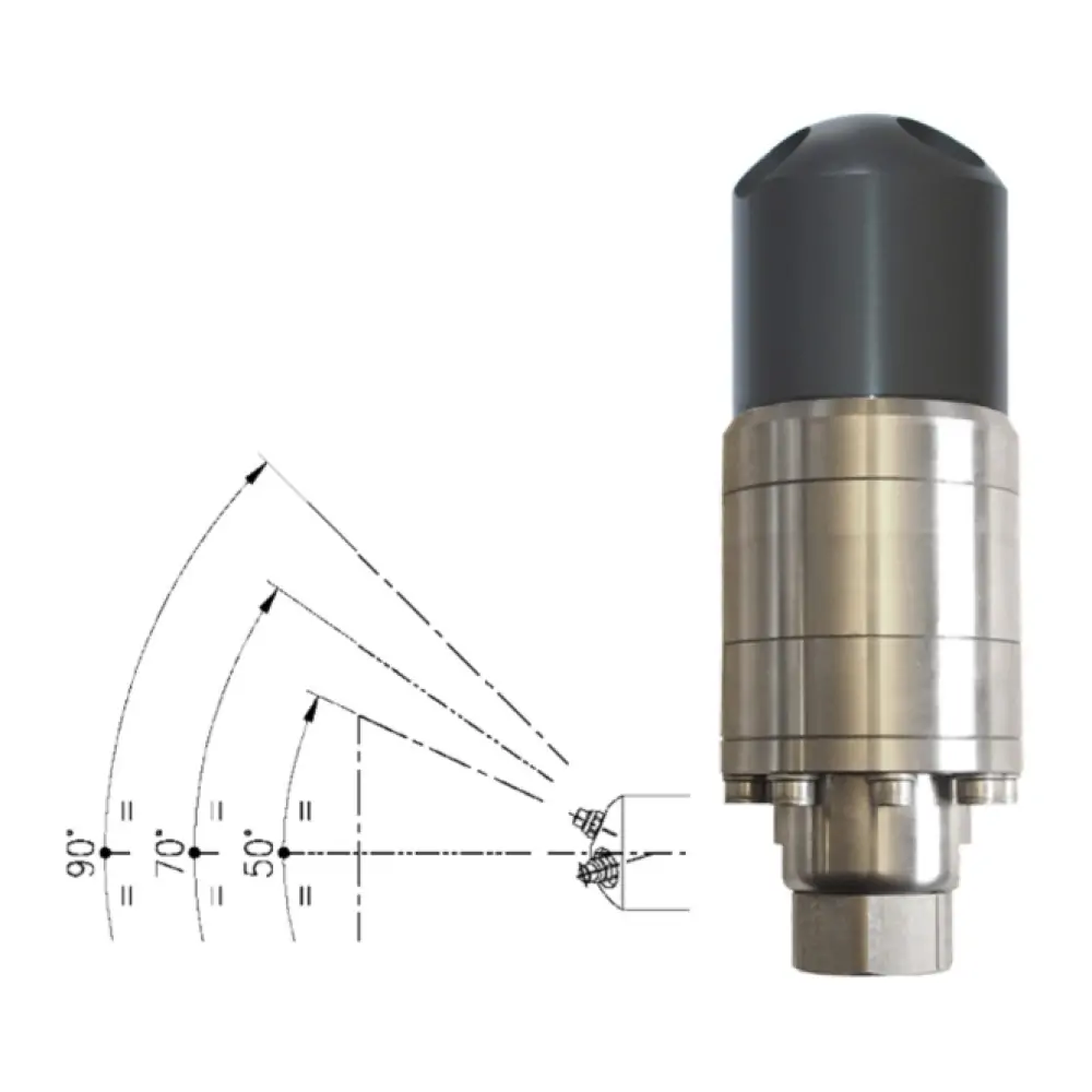 890657 A43-FR2 - objectreiniger - 40 tot 140 Bar - 45 tot 50 l/min - exclusief nozzles - nozzle type: 3 x 1/4" bu - inlaat 1/2" bi - min. invoerdoorlaat Ø72mm - Afbeelding 1