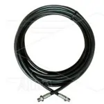 Hogedrukslang zwart 1/4" - Flexy - voor PowerWash 25 telescooplans 7,5 meter - 2 x 1/4" bu - geen KBS - 300 Bar