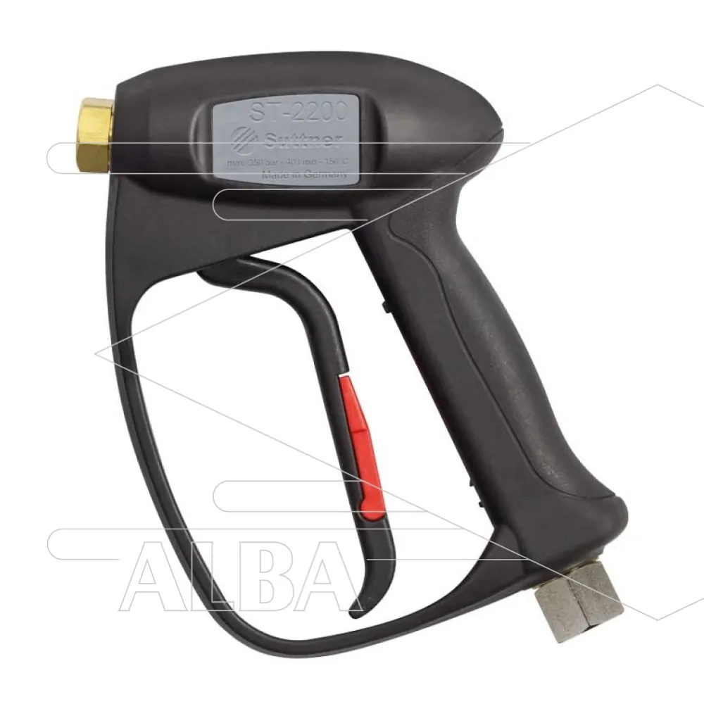ST2200 - Hogedrukpistool - met swivel - 350 Bar - 40 l/min - max 150°C - 3/8" bi x 1/4" bi - Afbeelding 1